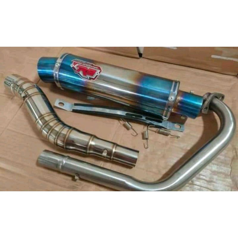 Knalpot R9 Mugello Vixion New Old Bluemoon