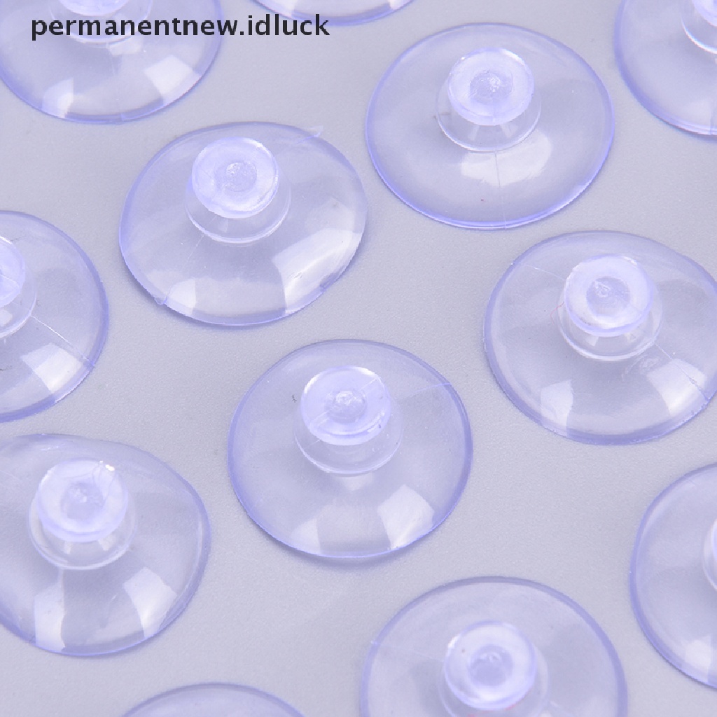 20 Pcs / Lot Cangkir Vakum Suction Cup Bentuk Kepala Jamur Ukuran 20mm Untuk Kamar Mandi