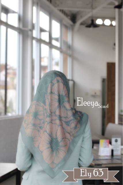 HIJAB SEGIEMPAT MOTIF ELY 63 II Eleeya Scarf