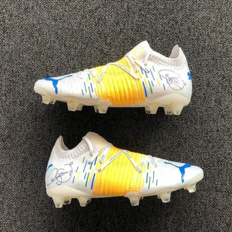Jual Sepatu Bola Puma Future Z 1 1 Neymar White Yellow Blue Shopee Indonesia