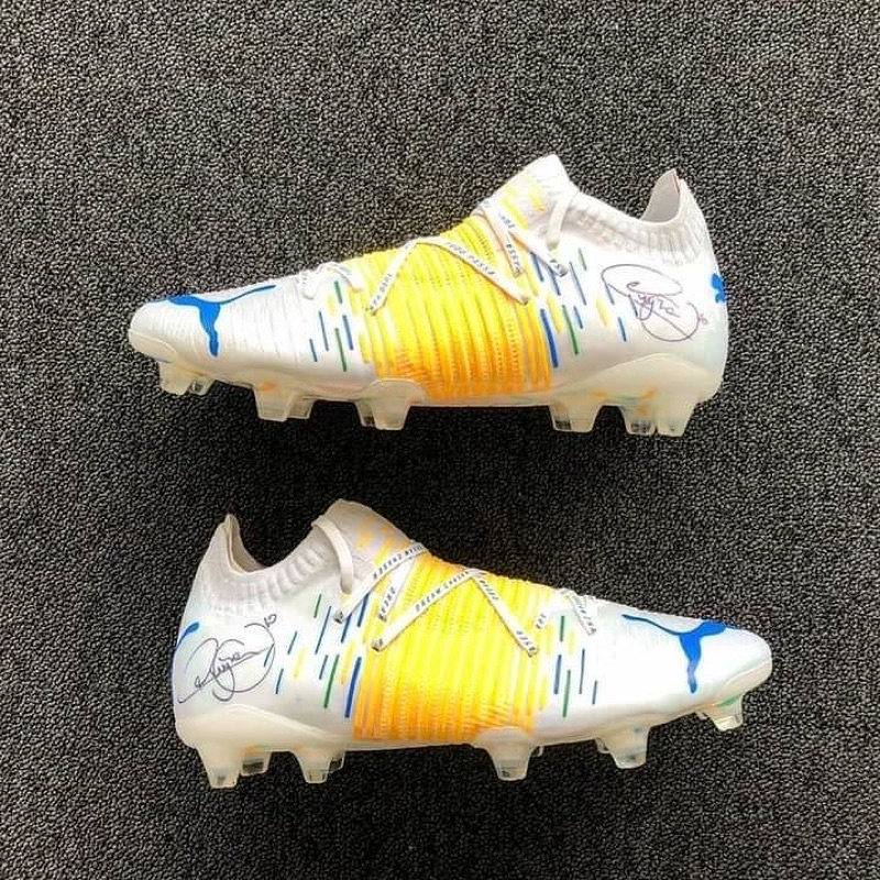 Jual Sepatu Bola Puma Future Z 1 1 Neymar White Yellow Blue Shopee Indonesia