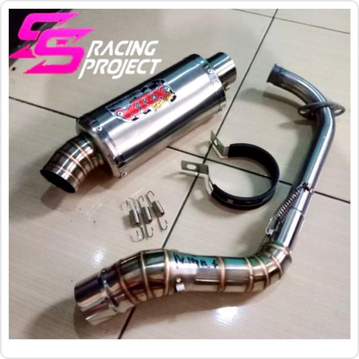 Knalpot racing wrx oval nmax-aerox-lexi-pcx knalpot racing matic