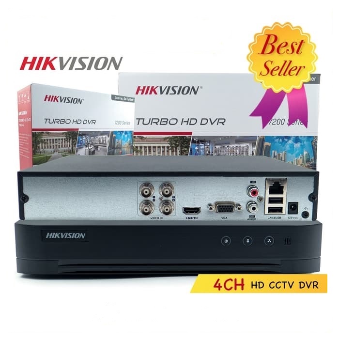 PAKET CCTV HIKVISION 5MP AUDIO 4 KAMERA HDD 2TB SIAP PASANG