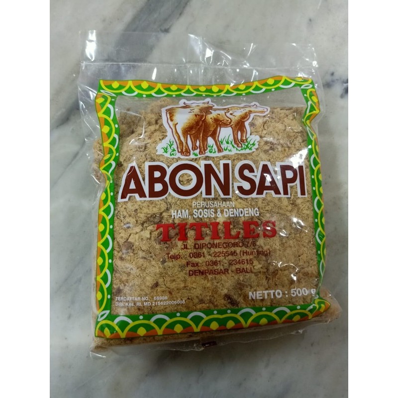 

Abon Sapi Titiles 500gr