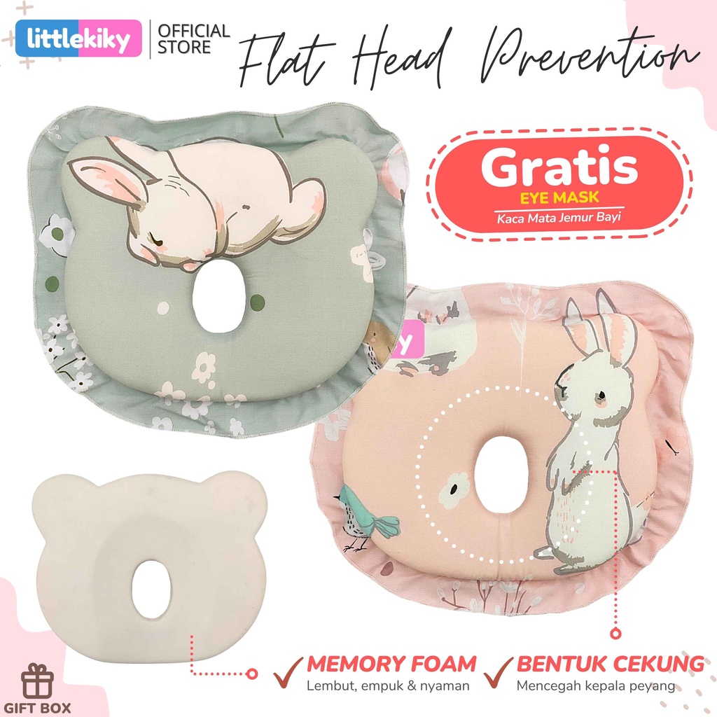 Bantal Anti Peyang Memory Foam / Flat head prevention