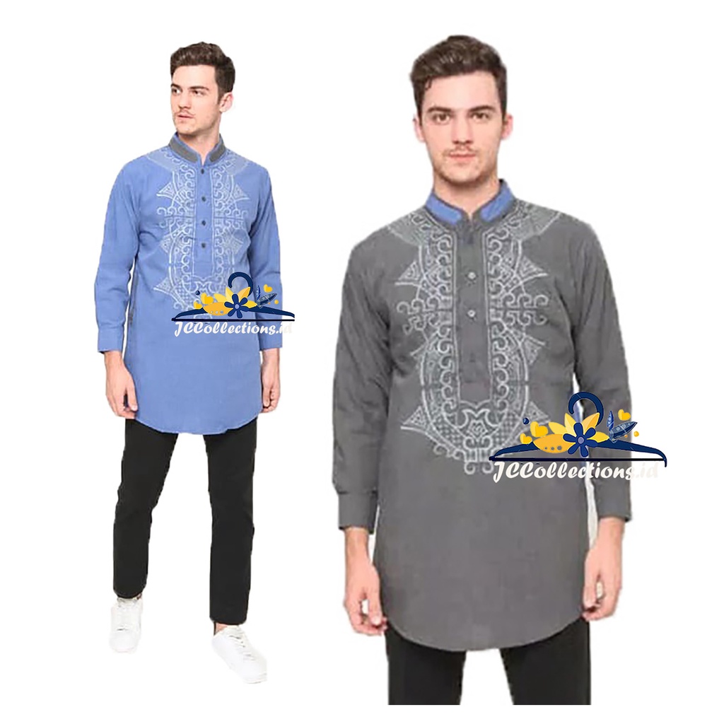 Baju Koko Kurta / Atasan Pakistan / Kemeja Koko Ardhani Lengan Panjang JCCollections