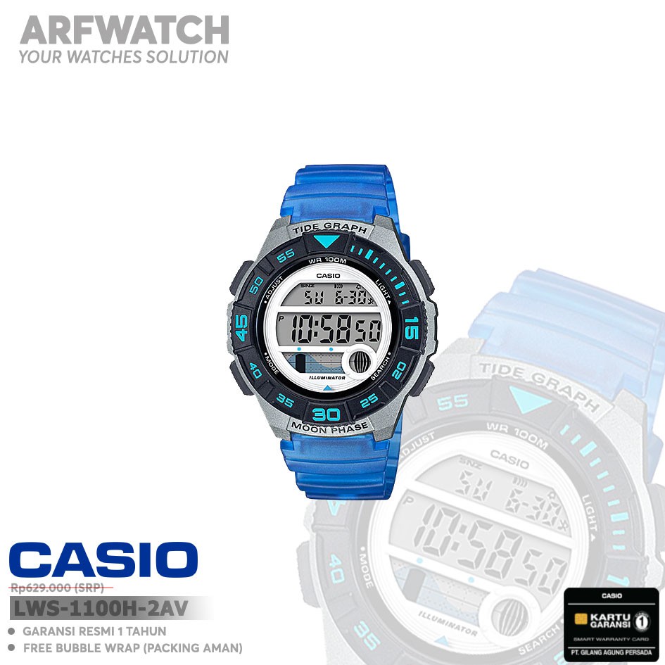 Casio General LWS-1100H-2AV / -8AV / -9AV Original
