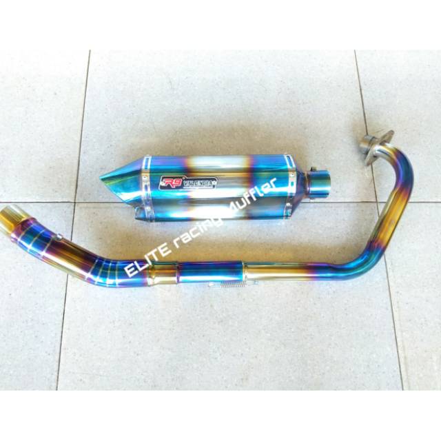 Knalpot bluemoon Vixion Knalpot bluemoon R15 Knalpot bluemoon cbr150r cb150 Fu Knalpot R9 Valencia