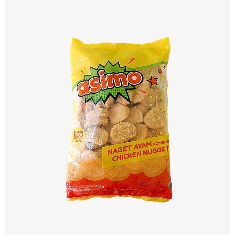 

ASIMO CHICKEN NUGGET 1KG / ASIMO NAGET 1KG / ASIMO NAGET AYAM 1KG