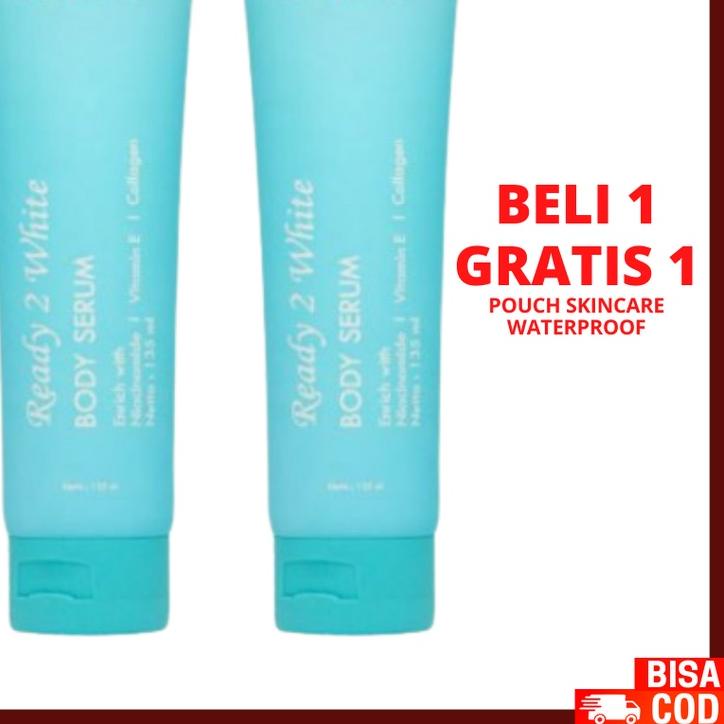 ❆ [ FREE GIFT ] Azrina Ready 2 White Body Serum - Body Lotion 135g ➺