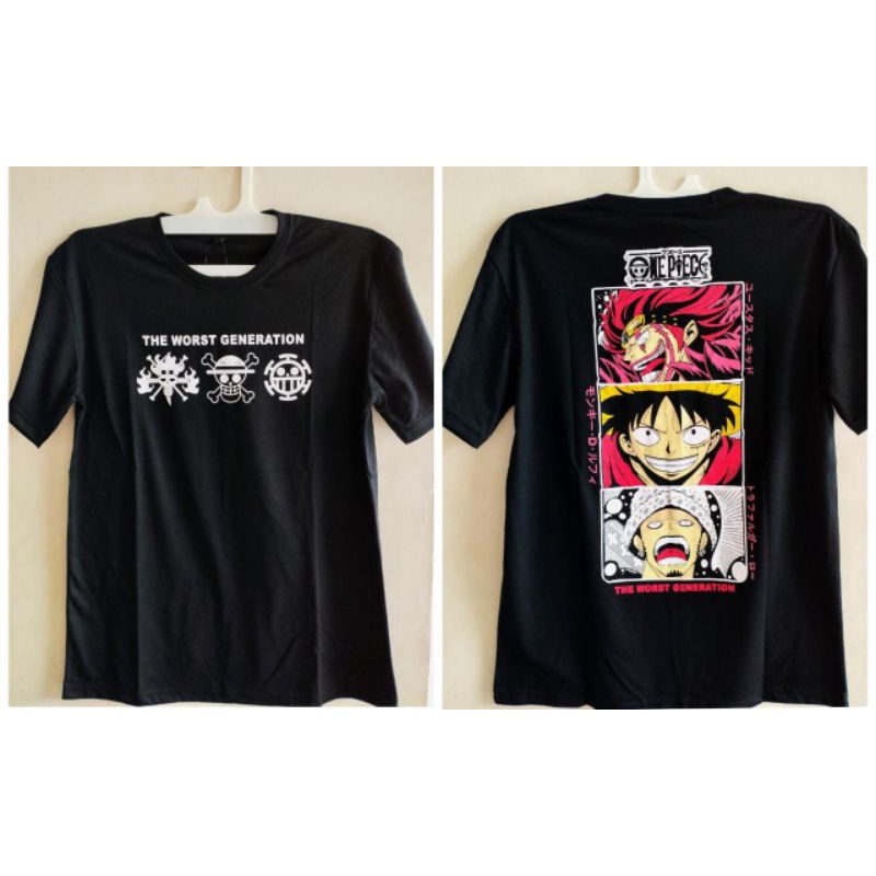 KAOS T-SHIRT ANIME ONE PIECE TERLARIS