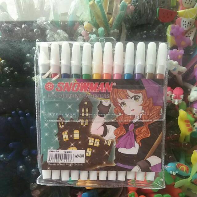 

Spidol SNOWMAN 12 warna