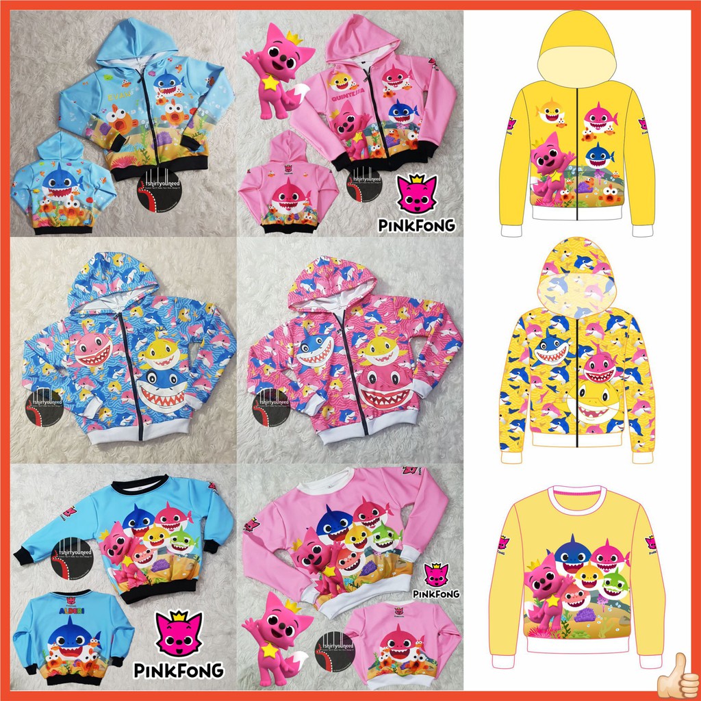 jaket baby shark