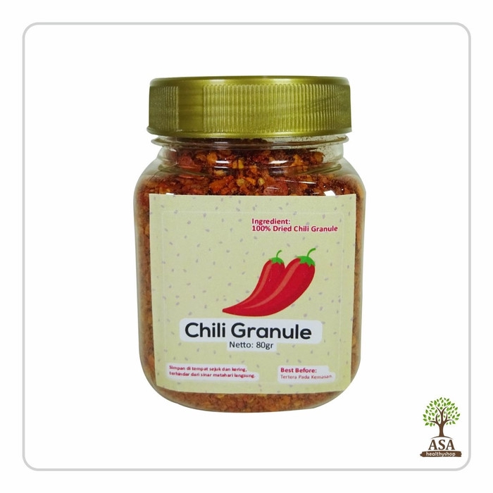 

Chili Granule - Chili Flakes 80 gram