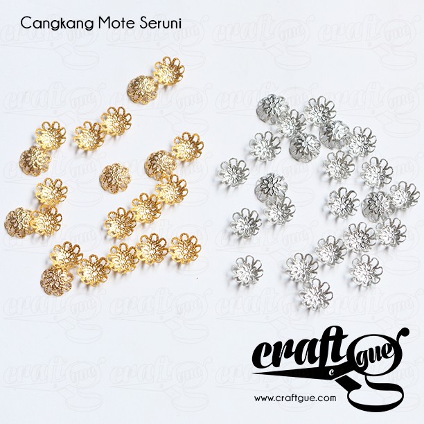 Cangkang Mote Besi/Bead Cap (BIGSET)