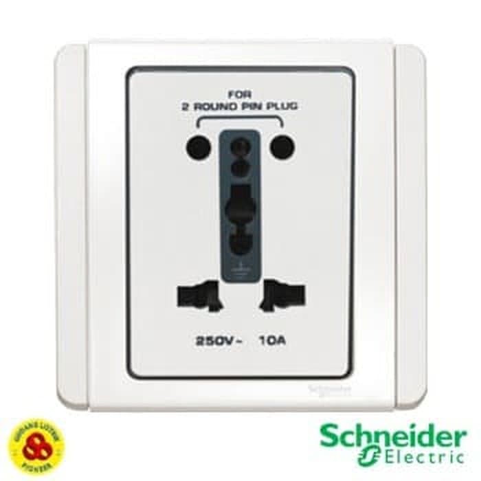 SCHNEIDER STOP KONTAK INTERNASIONAL NEO E3426_10IS WW 1G WHITE