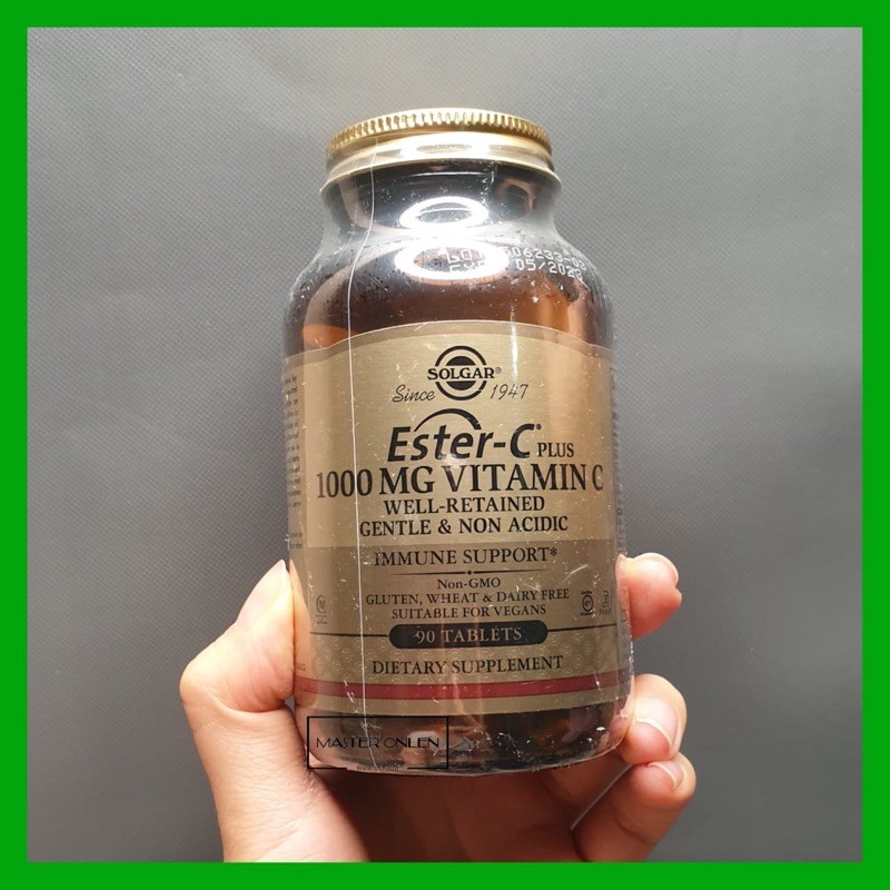 Solgar Ester C Plus 1000 mg 90 tablet Vitamin C 1000mg Vit C non acid