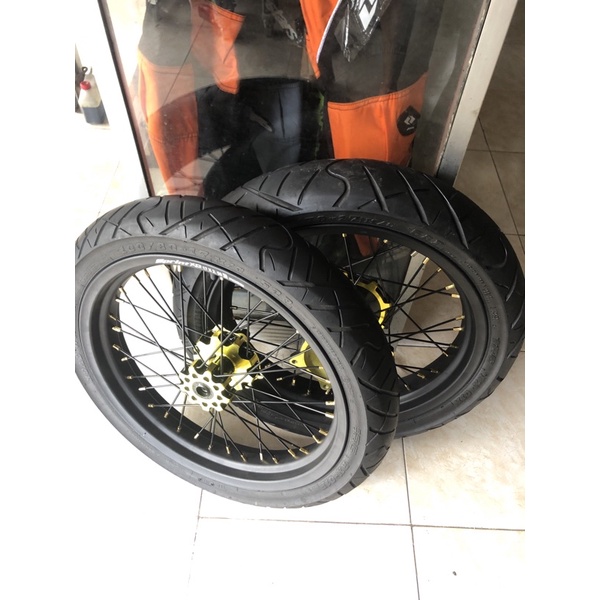 Ban supermoto crf Velg set supermoto crf150