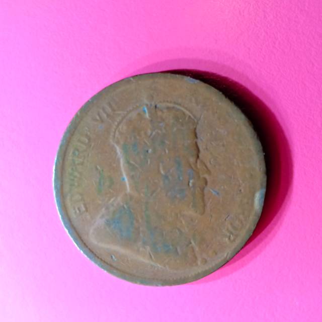 Straits Settlements Coin 1 cent tahun 1904