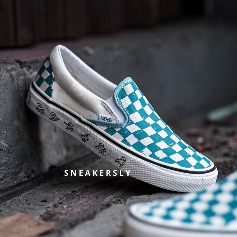 Vans Slip On Kakao & Friends Ice Blue | Sepatu Vans Original 100%