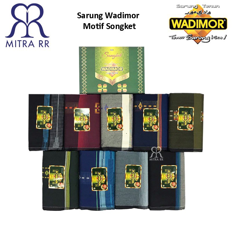 Sarung Tenun WADIMOR motif SONGKET Sarung Dewasa Grosir / Ecer Murah