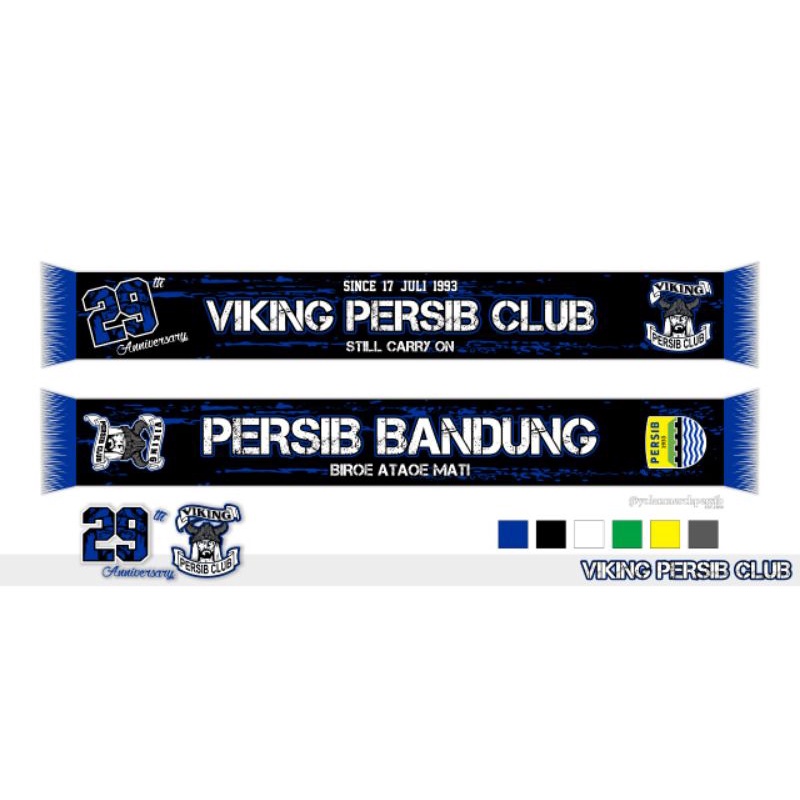 SCARF PERSIB EDISI ANNIVERSARY VIKING 29TH