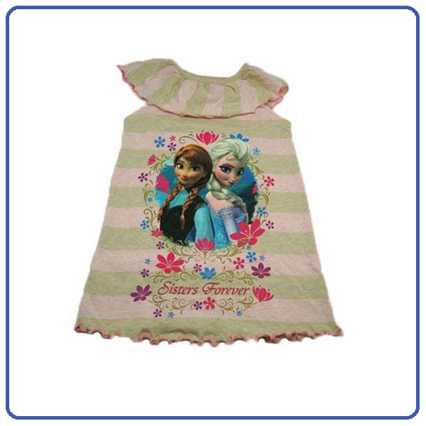 Disney Dress - Frozen Pink Stripe (C.44)