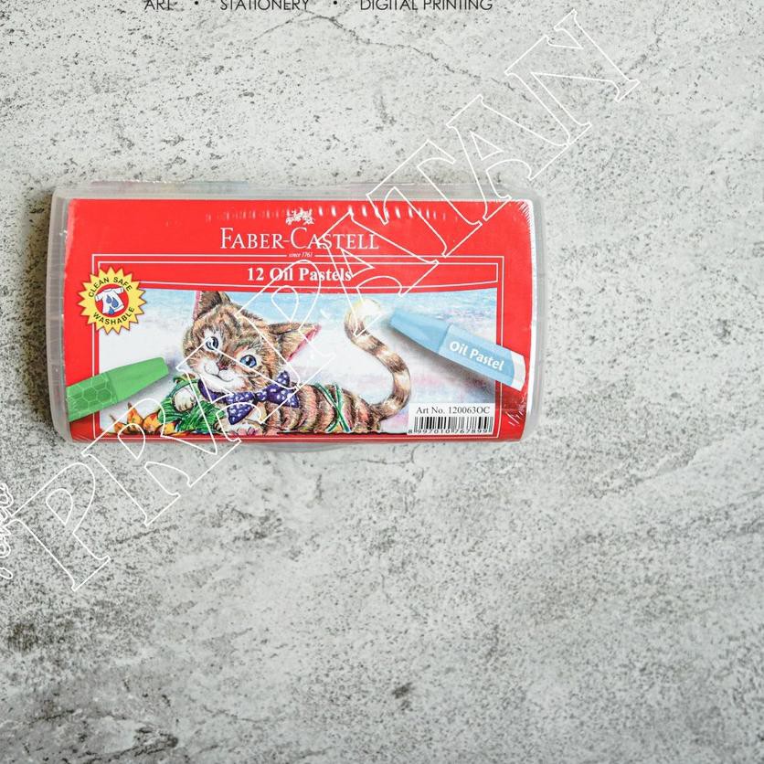 

SALE!! (weq-234) Crayon Faber Castell Oil Pastel 12 Warna
