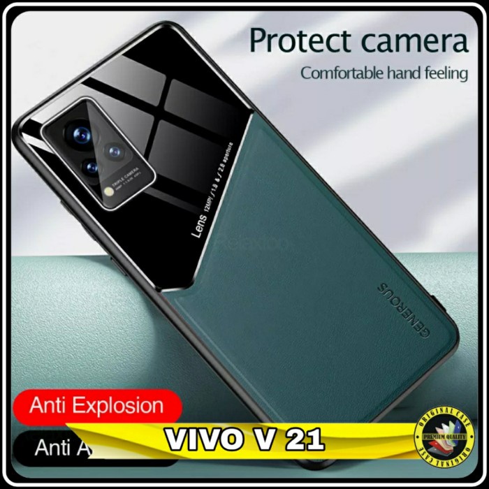 Case Vivo V 21 Hard Soft Case V21 Generous Kulit Premium