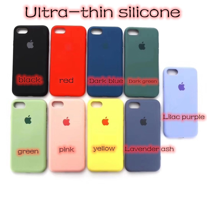 Casing Soft Case Silikon Ultra Tipis untuk iPhone 6 / 6S / 7 / 8 / X / X