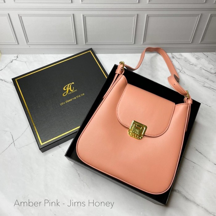PROMO TAS WANITA JH AMBER BAG (BOX EXCLUSIVE) - Tas Wanita JIMS HONEY ORI JIMSHONEY - PINK KECIL KEK