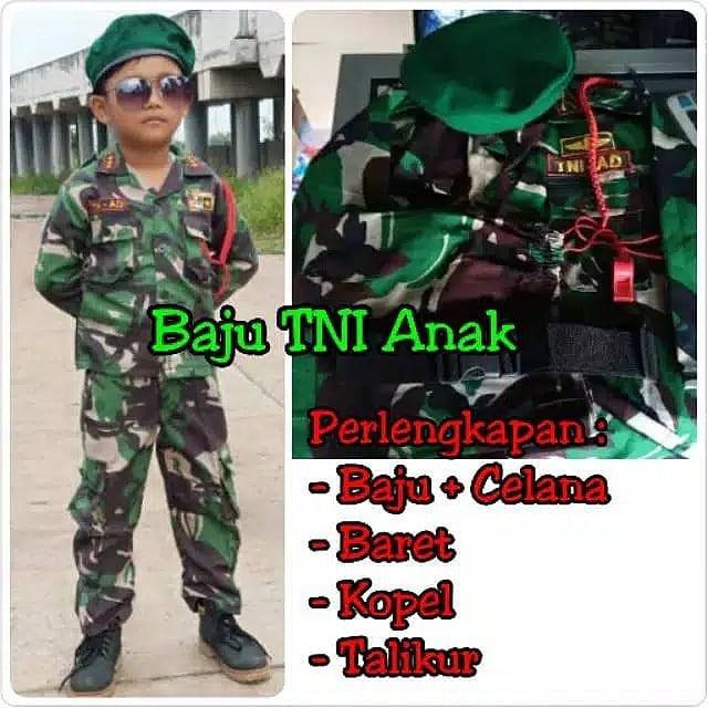 BAJU PDL ANAK LORENG