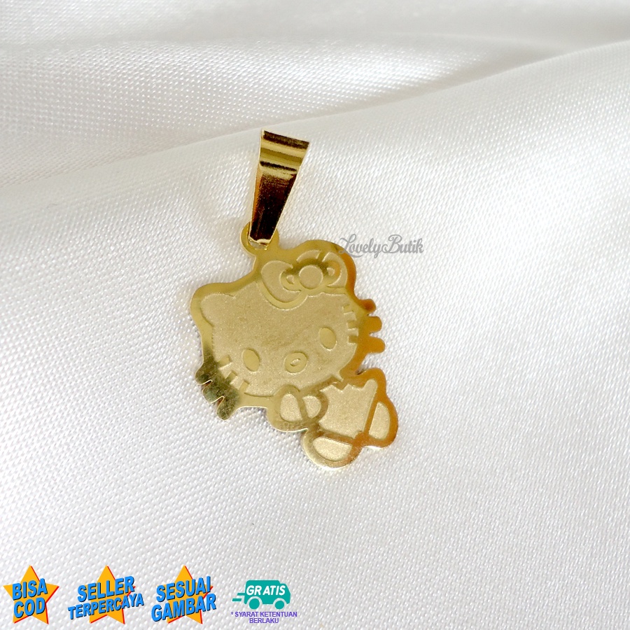 Lovelybutik - Liontin Anak Titanium Anti Karat Liontin Lucu Anak Tanpa Kalung Titanium Model Terbaru  Cutie Dance