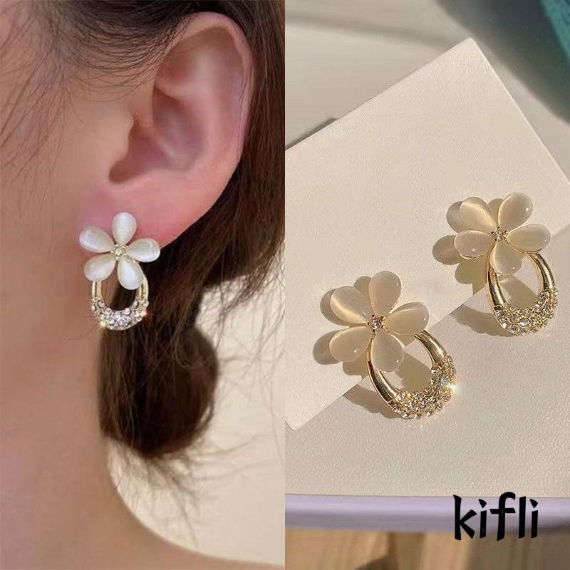 Anting Stud,Opal Bentuk Nanas,Untuk Wanita