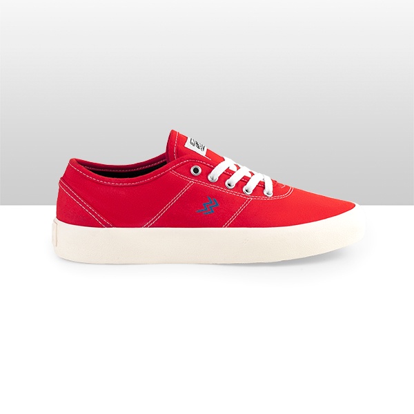 Geoff Max Factory -  Ethan Us Red Broken White (Grade B) | Sepatu Pria | Casual | Sneakers |