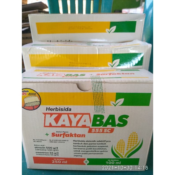 HERBISIDA KAYABAS 555 SC 250 ML