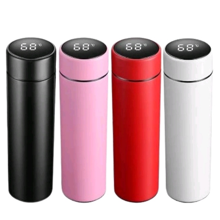 Thermos Air Panas Mini stenlis 500ml LED Display Suhu Temperatur-Termos Air Panas 500ml stainless -Smart Termos Layar