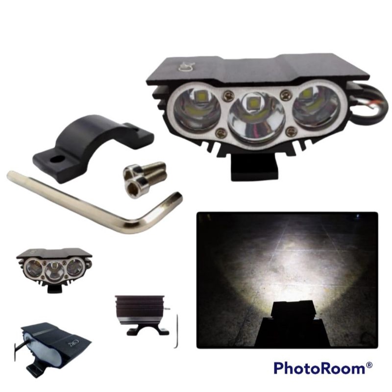 LAMPU TEMBAK LAMPU SOROT LED CREE 3 MATA OWL BESAR