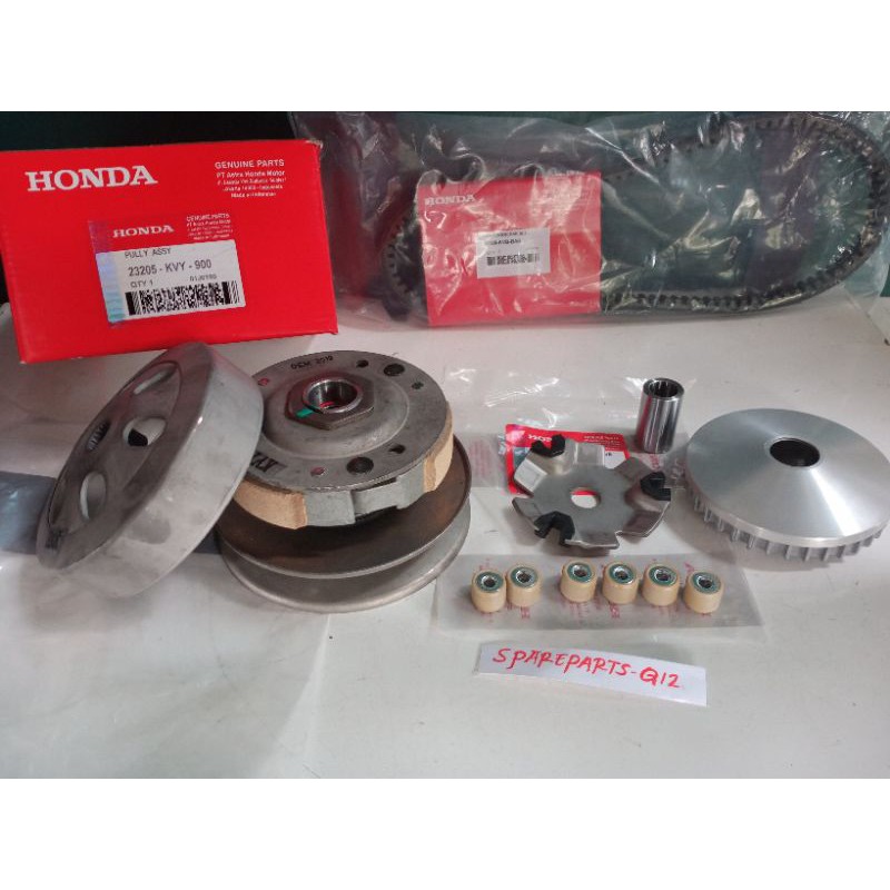 Paket komplit CVT Honda beat karbu/Scoopy karbu/Spacey karbu/Asli ori(KVY)