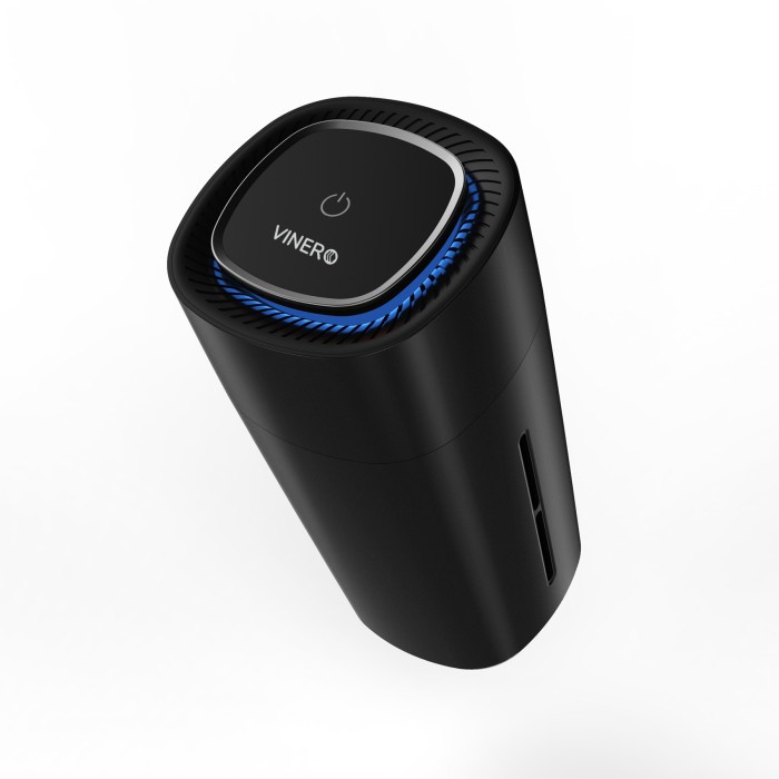 {BEKAS} Vinero Aero Car Air Purifier Portable HEPA Filter Anion - Hitam Diskon