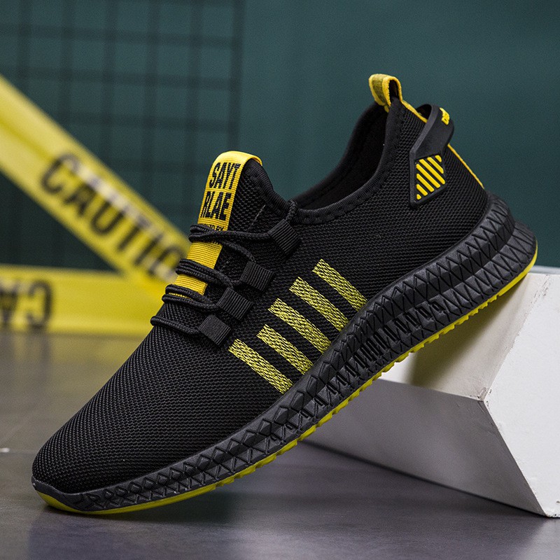 SNEAKERS COWOK HITAM BIRU MISTY  Pennay Men Shoes - Sepatu Sneakers Import Pria Simon Witwicky