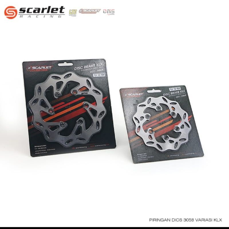 piringan cakram klx depan belakang satu set pnp