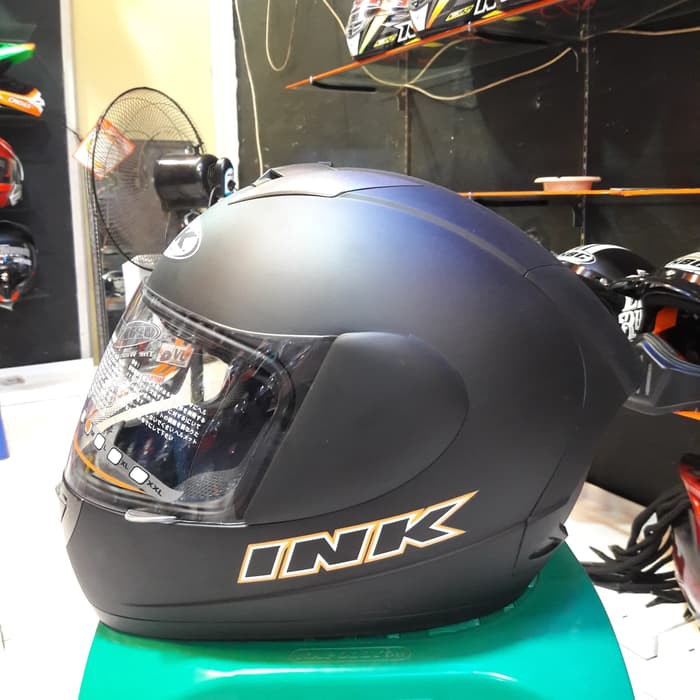 Helm INK Clmax Black Doff Hitam Doff cl max