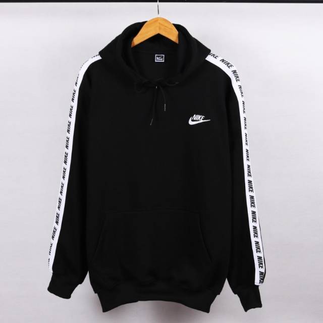 nike taped sweater