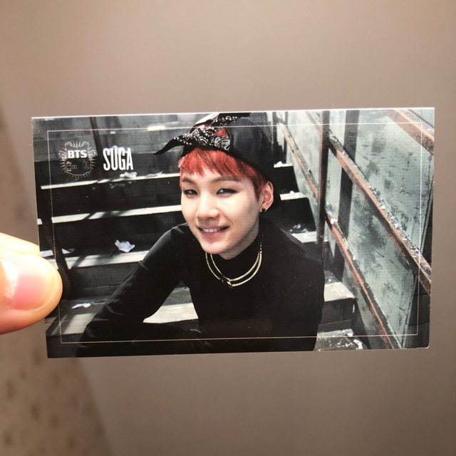 JUAL BTS SUGA PHOTOCARD ALBUM DARK AND WILD DARK&WILD