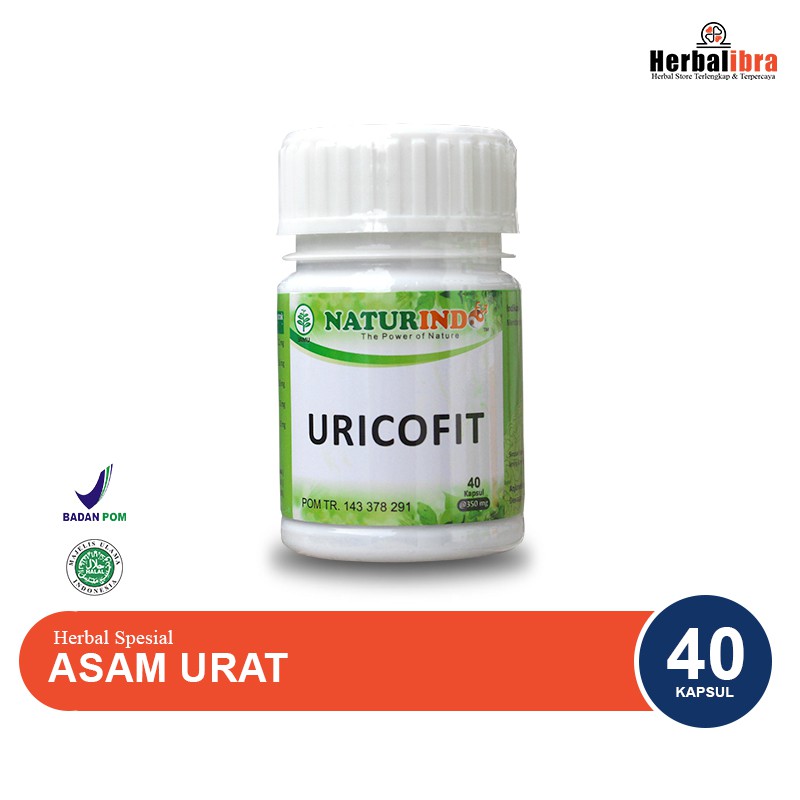 URICOFIT obat herbal asam urat dan nyeri sendi dengan gejala peradangan kesemutan kebas & baal-1