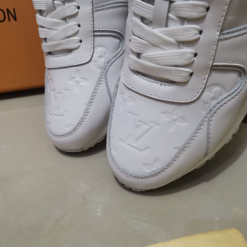 sepatu lv sneaker pria men shoes run away cowok putih mirror top P1SHOES