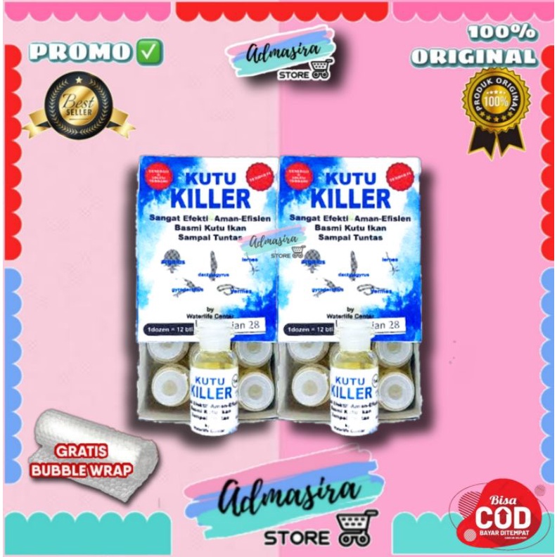KUTU KILLER Obat ikan Koi pembasmi kutu ikan hias koi arwana