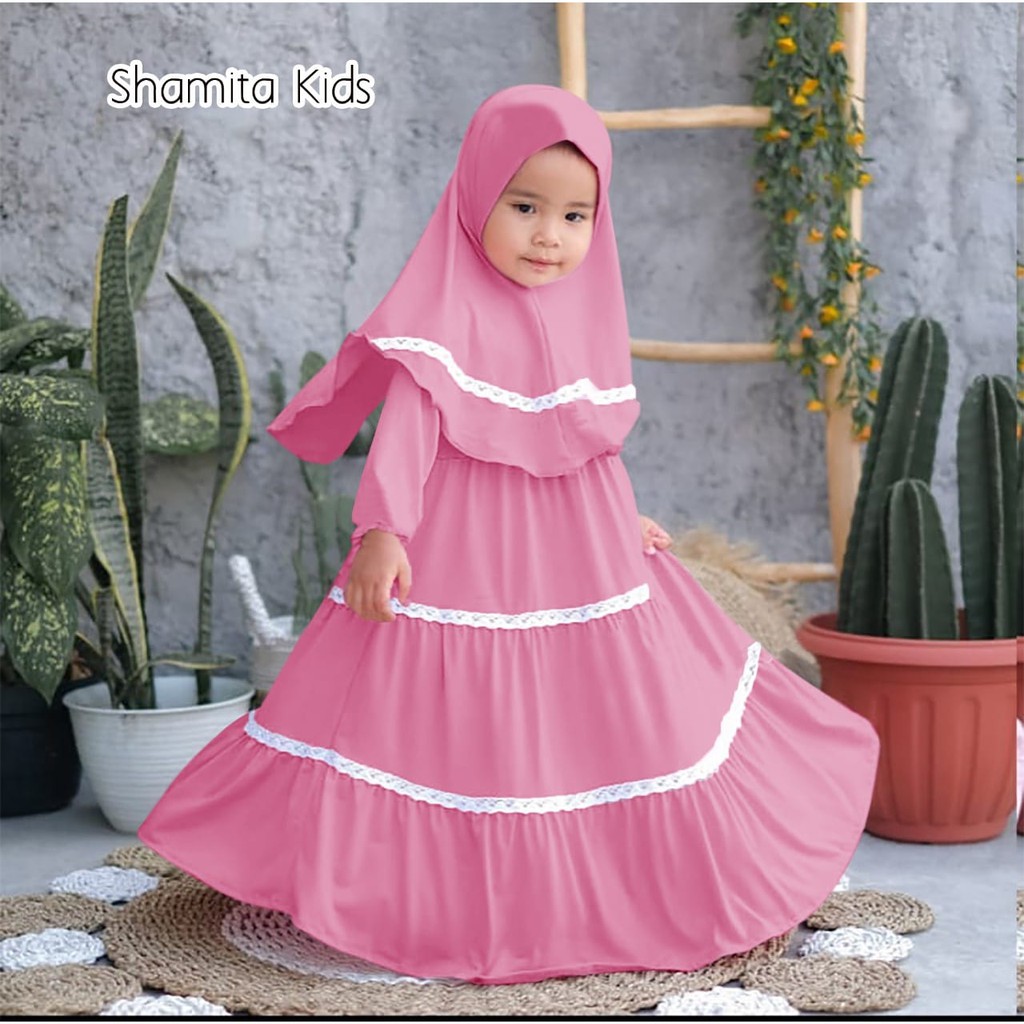 Shamita Kids Gamis Gamis Anak Kecil Gamis Muslim Anak2 Baju Muslim Anak Gamis Muslimah Anak Shopee Indonesia