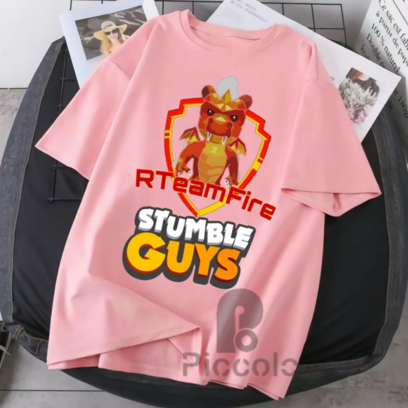 baju kaos anak stumble guys bahan cotton